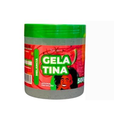Imagem de Gelatina Hidratação Definição De Cachos E Volume Melancia 500g Naxos