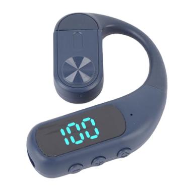 Imagem de ASHATA Os Fones de Ouvido Sem Fio Com Os Ouvidos, um único Fone de Ouvido Bluetooth Esportes Fones de Ouvido Leves, Escondendo Microfone, Versátil Eixos de Rotação de 180 Graus, para (Azul)