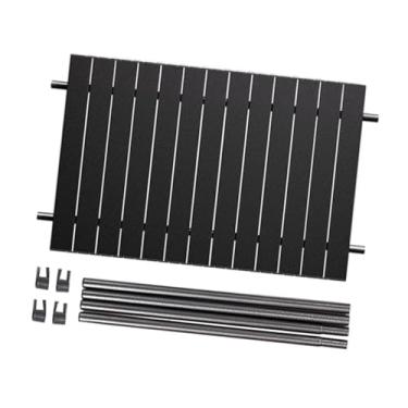 Imagem de IEUDNS Carrinho de vagão resistente, mesa de vagão portátil para carrinho de jardim, camping, Preto