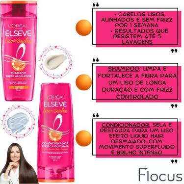 Imagem de Kit Liso Dos Sonhos Leave In Sérum Prova De Umidade Pentear - L'oreal 