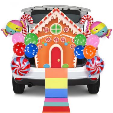 Imagem de Waipfaru Kit de decoração de carro ou petisco de Halloween Candy Land