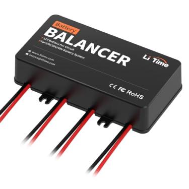 Imagem de LiTime Equalizador de bateria de 48 V, balanceador ativo para banco de 24 V/36 V/48 V, suporta LiFePO4, ácido de chumbo, gel, bateria FLA, SLA, perfeito para casa, trailer, solar, motor de pesca