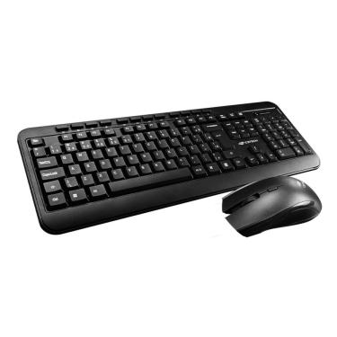 Imagem de Kit Teclado E Mouse Multimídia Wireless C3tech K-w60bk Abnt2 1600 Dpi ? Preto (sem Fio)