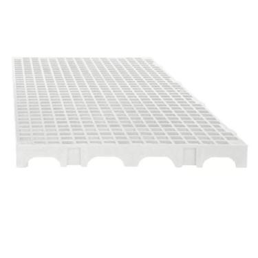 Imagem de Estrado Piso Pallet Plástico Resistente 25x50 Paletes Branco - Triopla