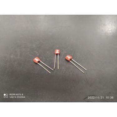 Imagem de 2x Capacitor Mica Prata 56pf/100v 5% Cm00 Icl