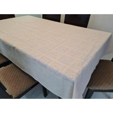 Imagem de Kit Toalha de Mesa 4Lugares Rendada TNT + Toalha de Cristal - Admirare