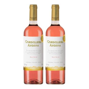 Imagem de Kit 2 Vinhos Cordillera Andina Syrah Rosé Chile 750ml - Viña de Aguirr