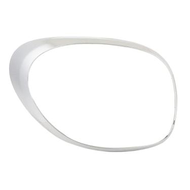 Imagem de GOTOTOP 682359995AA Lâmpada Traseira Anéis de Acabamento do Círculo de Moldura, Anel Traseiro de Plástico de Alta Resistência Cromado para 500L 2014-2018 68235996AA (Esquerda: 68235995AA)