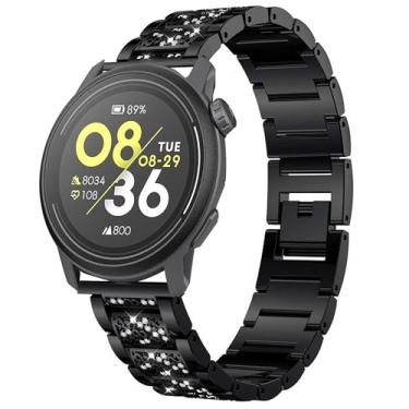 Imagem de Pulseira de substituição ajustável compatível com COROS PACE 3, Lamshaw 20 mm, 22 mm, joia feminina, brilhante, diamante, metal, pulseira de substituição ajustável, pulseira esportiva compatível com