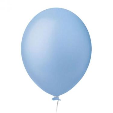 Imagem de Balão 8 Azul Claro Happy Day 50 Un