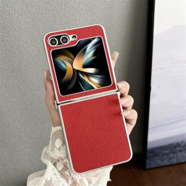 Imagem de Capa de telefone padrão para samsung z flip5 galaxy z flip4 flip3 zflip 5 z flip 3 4 anel capa macia de silicone, sem anel vermelho, para galaxy zflip 5