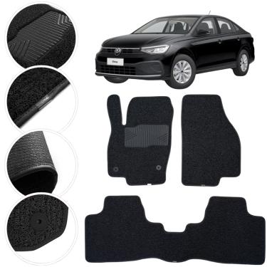 Imagem de Tapete Kapazi Automotivo Volkswagen Virtus 2018 a 2025 Preto