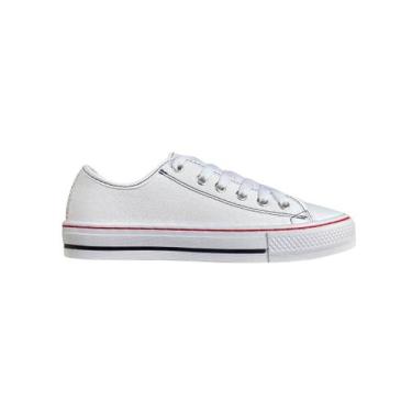 Imagem de Tenis Feminino Casual Cano Baixo Vanessa Fashion 1027, Branco, 38