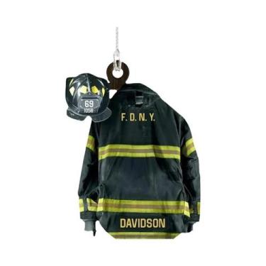 Imagem de Pingente Decorativo De Caminhão De Bombeiros, Modelo De Combate a Incê
