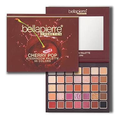 Imagem de bellapierre Paleta de maquiagem de sombra Cherry Pop | 35 tons coloridos em uma variedade de acabamentos foscos, acetinados, brilhantes e brilhantes | Não tóxico e sem parabenos | vegano e livre de