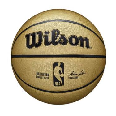 Imagem de Bola de Basquete Tamanho 7 NBA Alliance Gold Edition para Autógrafos P