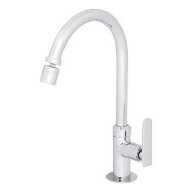 Imagem de Torneira Pia Cozinha Bica Alta Cromada Delinia Londrina