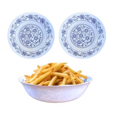 Imagem de 2 Tigelas Bowl Pote Em Melamina Portuguesa Decorado 850ml