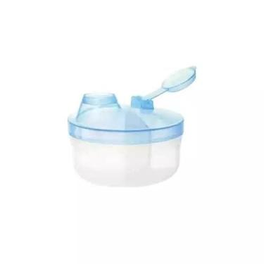 Imagem de Porta Leite em Pó 3 Compartimentos Com Dosador Para Bebês