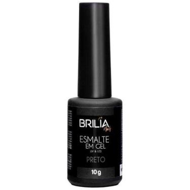 Imagem de Brilia Nail Esmalte Essencial Preto 10G