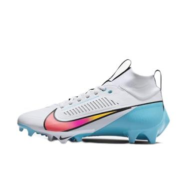 Imagem de Nike Chuteira de futebol masculina Vapor Edge Pro 360 2 (DA5456-101, branco/azul báltico/cinza futebol/carmesim brilhante)