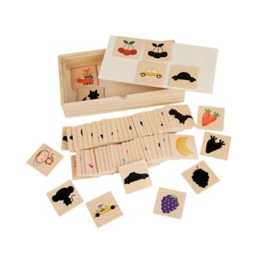 Imagem de Esquirla JOGO de PUZELHO de SHADOWN FRUITOS ANIMAIS Puzzle Presentes interativos Classificação e empilhamento de brinquedos para meninos meninas crianças
