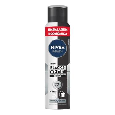 Imagem de NIVEA MEN Desodorante Aerossol Black & White Invisible Original 200ml