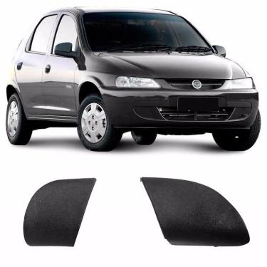 Imagem de Acabamento Puxador Interno Porta L D Celta Cinza Kit 2 Peça