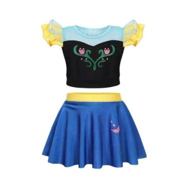 Imagem de Conjunto De Maiô De Princesa Sereia Para Meninas, Moda De Verão Para P