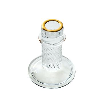 Imagem de Castiçal Suporte Para Vela De Vidro Decoração Mesa Posta