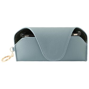 Imagem de KEVANCHO Suporte magnético de óculos de sol para clipe de viseira de carro, estojo de óculos de sol de viagem com clipe para bolsa, estojo de óculos, organizadores e armazenamento, acessórios de carro