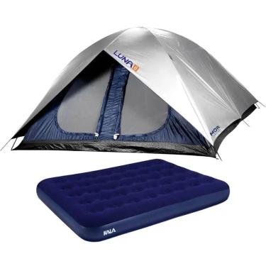 Imagem de Barraca para Camping com Proteção 8 Pessoas Luna e Colchão Inflável Casal KALA