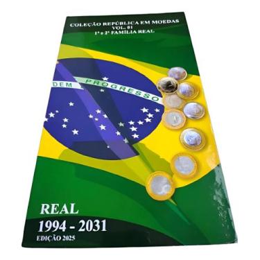 Imagem de Álbum de Moedas do Real 1994-2031 - Com Espaços para as Moedas dos 30 