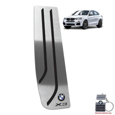 Imagem de Descanso De Pé Em Aço Inox Bmw X3 (F25) 2011 a 2017 Preto