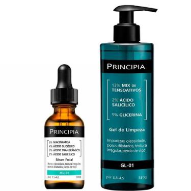 Imagem de Principia Kit - Sérum Facial + Gel de Limpeza Facial, Kit