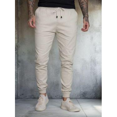 Imagem de Calça Jogger Masculina Sarja Masculina Punho Elástico - AZ04 JEANS, 86