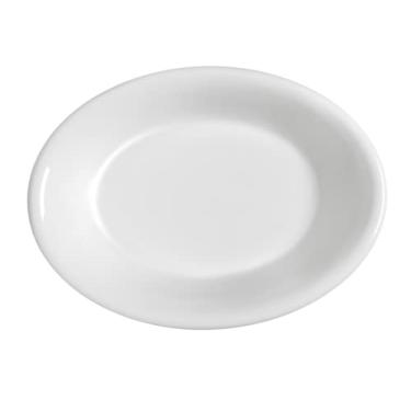 Imagem de Germer, Travessa oval em porcelana, modelo Bar/Hotel, refratária, Funda, Branco