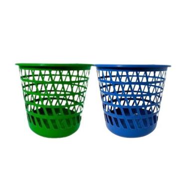 Imagem de Cesto de Lixo Telado Sortido Plástico 8 Litros - Edplas