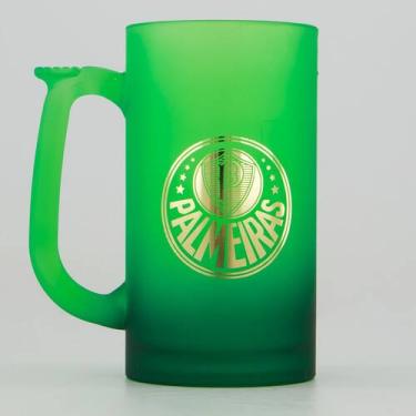 Imagem de Caneca Palmeiras Chopp Acrílico Verde - Licenciados, Único