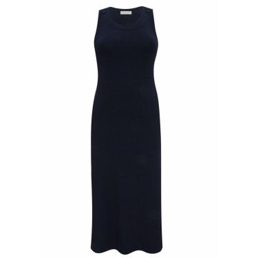 Imagem de Vestido Pau a Pique Longo Básico Azul Marinho