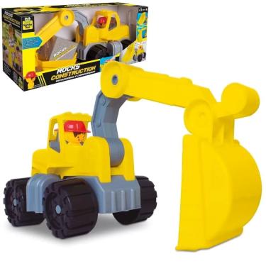 Imagem de Rocks Construction Escavadeira Caminhão Brinquedo Samba Toys