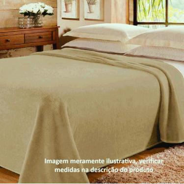 Imagem de Manta Microfibra Casal 180x220cm Unicolor Jolitex
