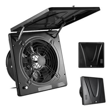 Imagem de Ventoinha de Exaustão de Cozinha Montada na Parede 100W Portátil com Tampa, Ventoinha de Duto para Janela para Casa de Banho, Lavandaria, Centro Comercial e Escritório (Baixo Ruído)