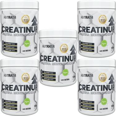 Imagem de Kit 5X Creatina Up Monohidratada Vegano - 100g Natural - Nutrata-Masculino