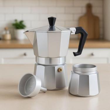 Imagem de Cafeteira Italiana Moka Alumínio 3 Xícaras 150 ml Café Chá
