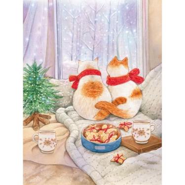 Imagem de PieceRelax Quebra-cabeças de plástico para adultos 1008 peças - Jina - First Snow Jogos de mesa e presentes mais satisfatórios sem necessidade de tapete de quebra-cabeça [U1053]