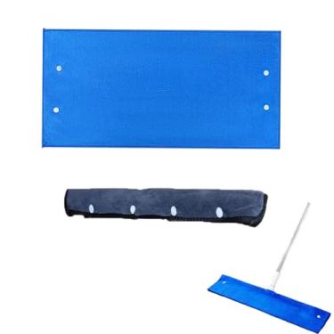 Imagem de UtySty Pacote com 2 vassouras de rodo para limpador de rodapé, adaptador conversor, capa de rodo, pano de varrer para vassoura mágica, 43 cm, 58 cm, de borracha, para chuveiro, rodo, esfregão de