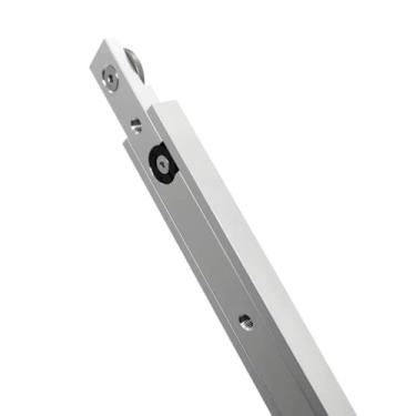 Imagem de 2pcs Aluminium 30 - Type Woodworking T - Track Slider Kit for Table Saw Router Limit T-Bar T-Slot(300mmbar 500mm Track)