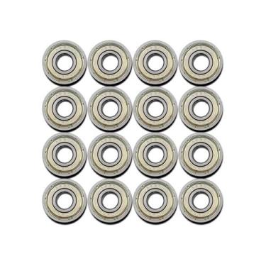 Imagem de Rolamento Abec 9 Blindado 16 Unidades 608zz Skate Patins - Go Roller