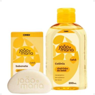 Imagem de Kit Cimed Bebê João e Maria: Sabonete Em Barra 75g e Colônia 200ml